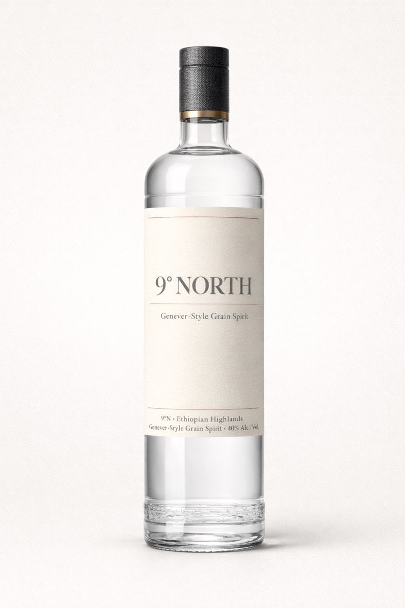 Bottle placeholder (replace with 9° NORTH hero bottle image)